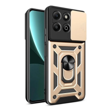 Gigapack Honor X6b defender szilikon telefonvédő (ütésállóság, tartógyűrű, kameravédő) arany tok és táska