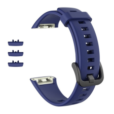 Gigapack Huawei Band 6 pótszíj (egyedi méret, szilikon, állítható) sötétkék okosóra kellék