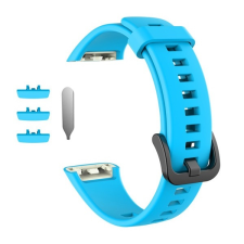 Gigapack Huawei Band 6 pótszíj (egyedi méret, szilikon, állítható) világoskék okosóra kellék