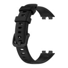 Gigapack Huawei Band 8 pótszíj (egyedi méret, szilikon) fekete okosóra kellék