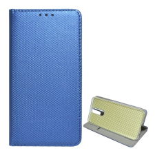 Gigapack Huawei Mate 10 Lite tok álló (Flip, oldalra nyíló, rombusz minta) sötétkék tok és táska