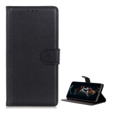 Gigapack Huawei P40 tok álló (Flip, oldalra nyíló, prémium) fekete tok és táska