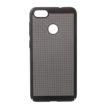 Gigapack Huawei P9 Lite Mini műanyag telefonvédő (gumírozott, lyukacsos minta) fekete tok és táska