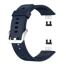 Gigapack Huawei Watch Fit pótszíj (egyedi méret, szilikon, állítható) sötétkék okosóra kellék