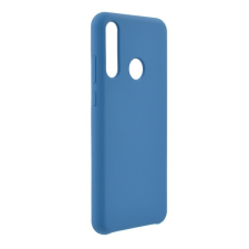 Gigapack Huawei Y6p műanyag telefonvédő (gumírozott, mikrofiber plüss karcolásmentesítő belső, prémium) sötétkék tok és táska