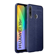 Gigapack Huawei Y6p Szilikon Tok - Sötétkék/Varrás minta tok és táska