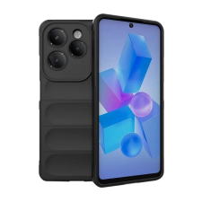 Gigapack Infinix Hot 40 Pro szilikon telefonvédő (ütésállóság, kameravédő, 3d) fekete tok és táska