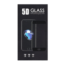 Gigapack Képernyővédő üveg (5D full glue, íves, teljes felületén tapad, karcálló, 0.3 mm, 9H) FEKETE LG K40S (LMX430) mobiltelefon kellék