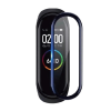 Gigapack Kijelzővédő üveg (3D full cover, 0.3mm, 9H) FEKETE Xiaomi Mi Band 6