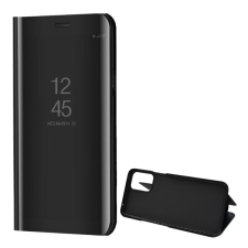 Gigapack LG K52 (LMK520) tok álló (aktív Flip, oldalra nyíló, tükrös felület) fekete tok és táska