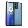 Gigapack Motorola Moto G24 Power műanyag telefonvédő (szilikon keret, ütésállóság, átlátszó hátlap) fekete