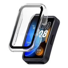 Gigapack Műanyag keret (BUMPER, ütésállóság + kijelzővédő üveg) ÁTLÁTSZÓ (GP-150402) okosóra kellék