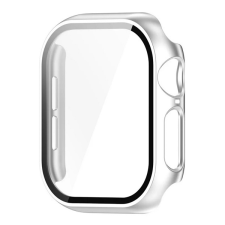 Gigapack Műanyag keret (BUMPER, ütésállóság + kijelzővédő üveg) EZÜST Apple Watch Series 10 42mm tok és táska