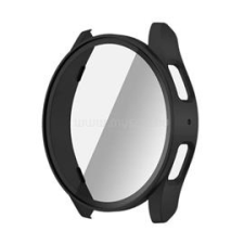 Gigapack Műanyag keret (BUMPER, ütésállóság + kijelzővédő üveg) FEKETE (GP-162667) okosóra kellék