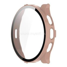 Gigapack Műanyag keret (BUMPER, ütésállóság + kijelzővédő üveg) RÓZSASZÍN (GP-157897) okosóra kellék