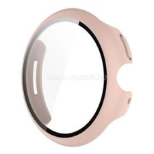 Gigapack Műanyag keret (BUMPER, ütésállóság + kijelzővédő üveg) RÓZSASZÍN (GP-164087) okosóra kellék