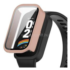 Gigapack Műanyag keret (BUMPER, ütésállóság + kijelzővédő üveg) RÓZSASZÍN (GP-164542) okosóra kellék