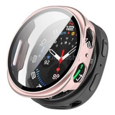 Gigapack Műanyag keret (BUMPER, ütésállóság + kijelzővédő üveg) RÓZSASZÍN (GP-172060) okosóra kellék