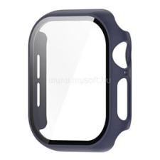 Gigapack Műanyag keret (BUMPER, ütésállóság + kijelzővédő üveg) SÖTÉTKÉK (GP-162695) okosóra kellék
