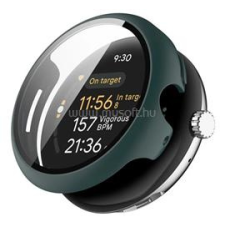 Gigapack Műanyag keret (BUMPER, ütésállóság + kijelzővédő üveg) SÖTÉTZÖLD (GP-164104) okosóra kellék