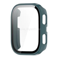 Gigapack Műanyag keret (BUMPER, ütésállóság + kijelzővédő üveg) SÖTÉTZÖLD (GP-169287) okosóra kellék