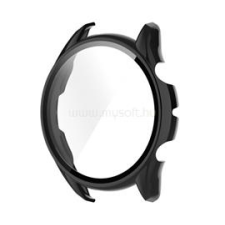 Gigapack Műanyag keret (ütésálló + kijelzővédő üveg) FEKETE (GP-112830) okosóra kellék