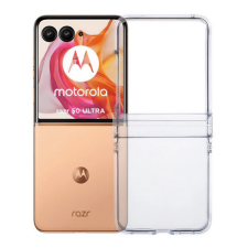 Gigapack Műanyag telefonvédő ÁTLÁTSZÓ Motorola Razr 50 Ultra 5G tok és táska