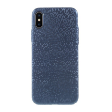 Gigapack Műanyag telefonvédő (csillogó, mozaik minta) KÉK [Apple iPhone XS 5.8] (5996457733682) tok és táska