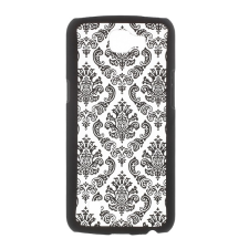 Gigapack Műanyag telefonvédő (damaszkuszi virág minta) FEKETE LG K4 (K120e) tok és táska