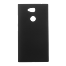 Gigapack Műanyag telefonvédő (gumírozott) FEKETE [Sony Xperia L2 (H4311)] (5996457750863) tok és táska