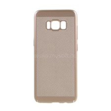 Gigapack Műanyag telefonvédő (gumírozott, lyukacsos) ARANY (GP-69796) tok és táska