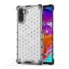 Gigapack műanyag telefonvédő (közepesen ütésálló, Samsung Galaxy Note 10 (SM-N970F) szilikon belső, méhsejt minta) átlátszó