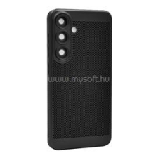 Gigapack Műanyag telefonvédő (légáteresztő, lyukacsos, kameravédő) FEKETE (GP-164940) tok és táska