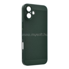 Gigapack Műanyag telefonvédő (légáteresztő, lyukacsos, kameravédő) SÖTÉTZÖLD (GP-159943) tok és táska