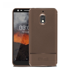 Gigapack Nokia 2.1 szilikon telefonvédő (közepesen ütésálló, szálcsiszolt) barna tok és táska