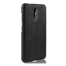 Gigapack Nokia 3.2 műanyag telefonvédő (bőr hatású, krokodilbőr minta, fekete) tok és táska