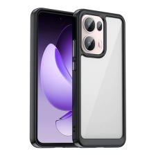 Gigapack Oppo Reno 13 Pro szilikon telefonvédő (ütésállóság, átlátszó hátlap) fekete tok és táska