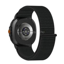 Gigapack Pótszíj (egyedi méret, nylon, tépőzáras, légáteresztő) FEKETE (GP-173909) okosóra kellék