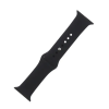Gigapack Pótszíj (egyedi méret, szilikon, állítható, M / L méret) FEKETE Apple Watch Series 1 42mm, Apple Watch Series 2 42mm, Apple Watch Series SE 2 44mm, Apple Watch Series 7 45mm, Apple Watch Series