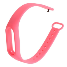 Gigapack Pótszíj (egyedi méret, szilikon, állítható) RÓZSASZÍN Xiaomi MI Band 2 okosóra kellék