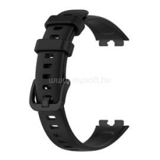Gigapack Pótszíj (egyedi méret, szilikon) FEKETE (GP-150437) okosóra kellék