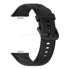 Gigapack Pótszíj (egyedi méret, szilikon) FEKETE (GP-158395) okosóra kellék