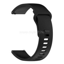 Gigapack Pótszíj (egyedi méret, szilikon) FEKETE (GP-164563) okosóra kellék