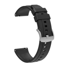 Gigapack Pótszíj (egyedi méret, szilikon) FEKETE Huawei Watch GT 4 41mm okosóra kellék