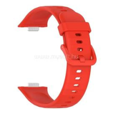 Gigapack Pótszíj (egyedi méret, szilikon) PIROS (GP-158410) okosóra kellék