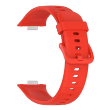 Gigapack Pótszíj (egyedi méret, szilikon) PIROS Huawei Watch Fit 3 okosóra kellék
