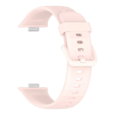 Gigapack Pótszíj (egyedi méret, szilikon) RÓZSASZÍN Huawei Watch Fit 3 okosóra kellék