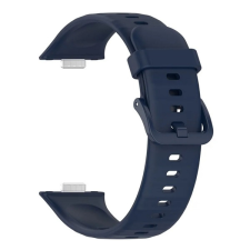 Gigapack Pótszíj (egyedi méret, szilikon) SÖTÉTKÉK Huawei Watch Fit 3 okosóra kellék