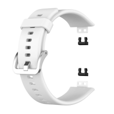 Gigapack Pótszíj (szilikon, állítható, 20 mm) FEHÉR [Huawei Watch Fit] (5996591084237) okosóra kellék