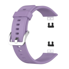 Gigapack Pótszíj (szilikon, állítható, 20 mm) LILA [Huawei Watch Fit] (5996591084367) okosóra kellék